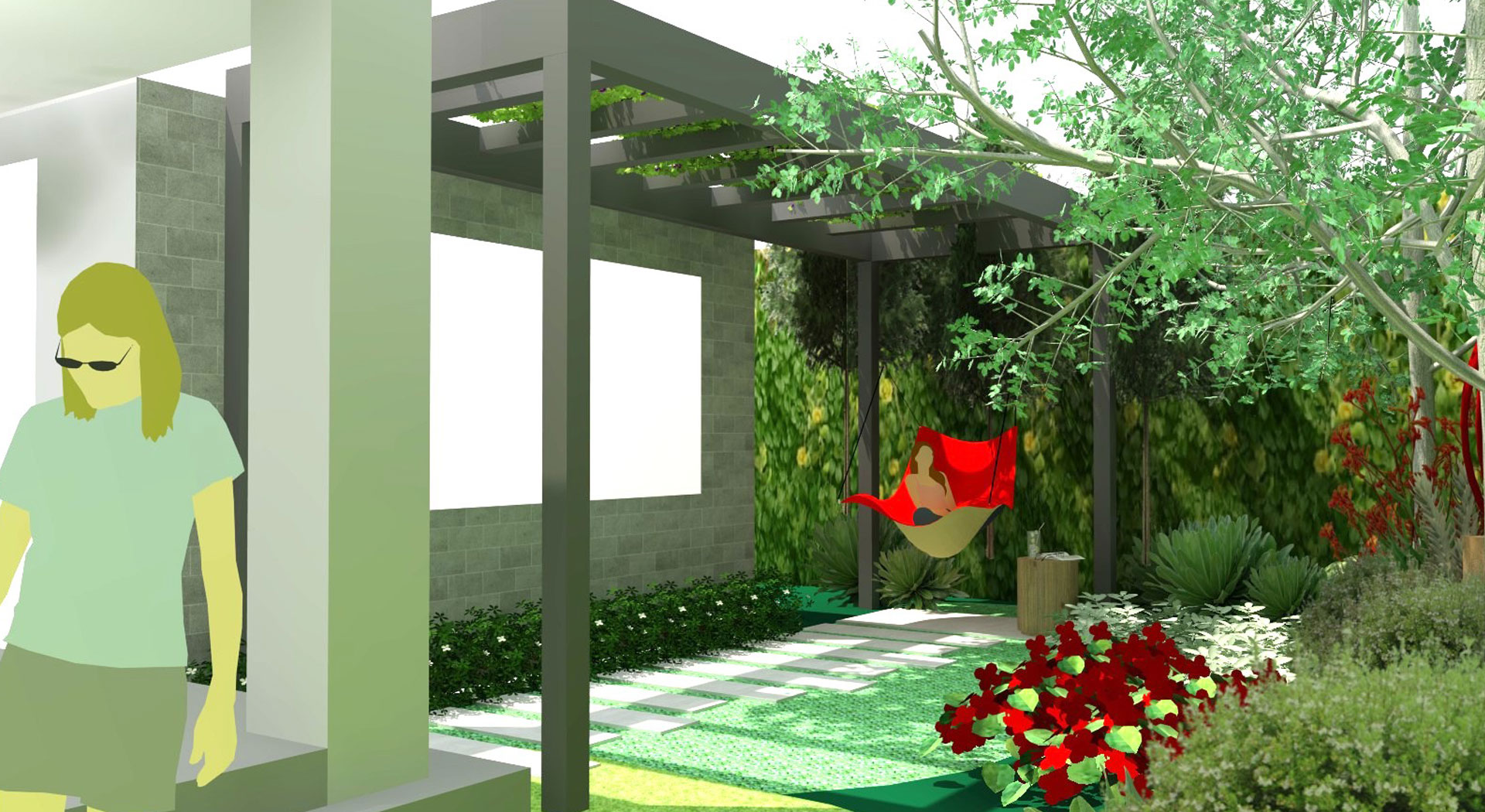 landscape design at Parkdale by Maroondah Landscapes