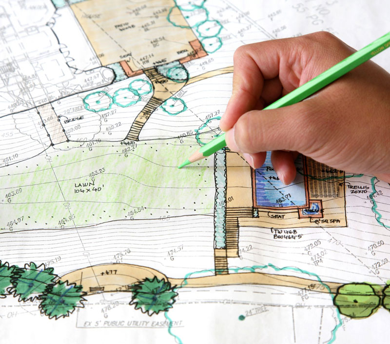 garden and pool design 